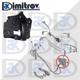 Дръжка вътрешна врата дясна Citroen Berlingo Jumpy